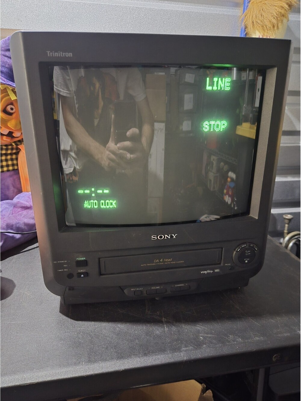 Sony Trinitron Vhs Tv *Player Not Working Model KV-13VM30
